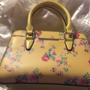 Yellow Floral handbag